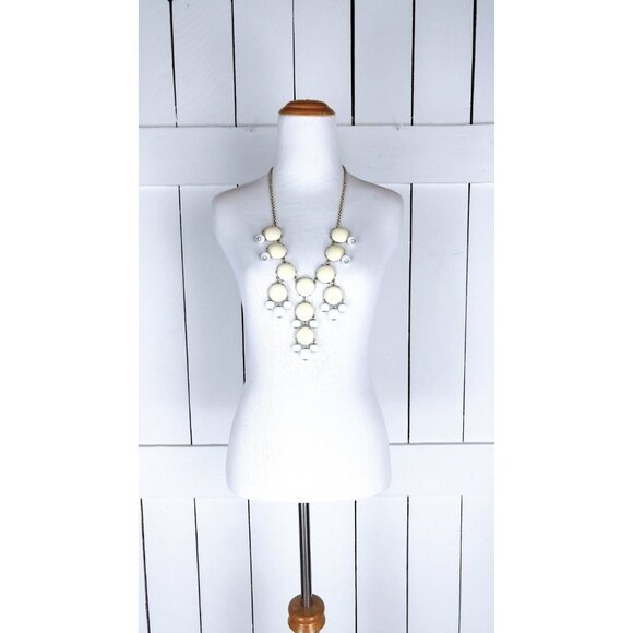 Chunky layered beaded dangle pendant necklace - Picture 6 of 6